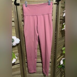 Women's Adidas Optime 7/8 Training Tights in Pink Strata